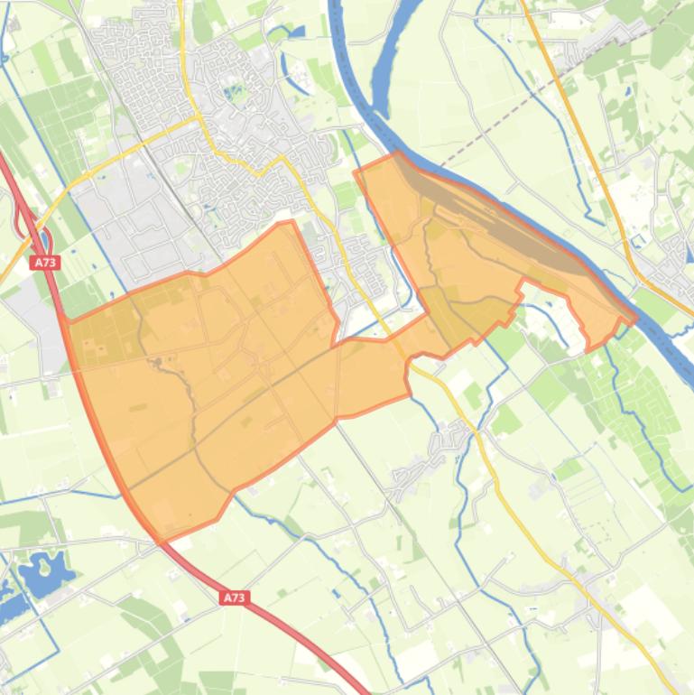 Kaart van de buurt Sambeek buitengebied.