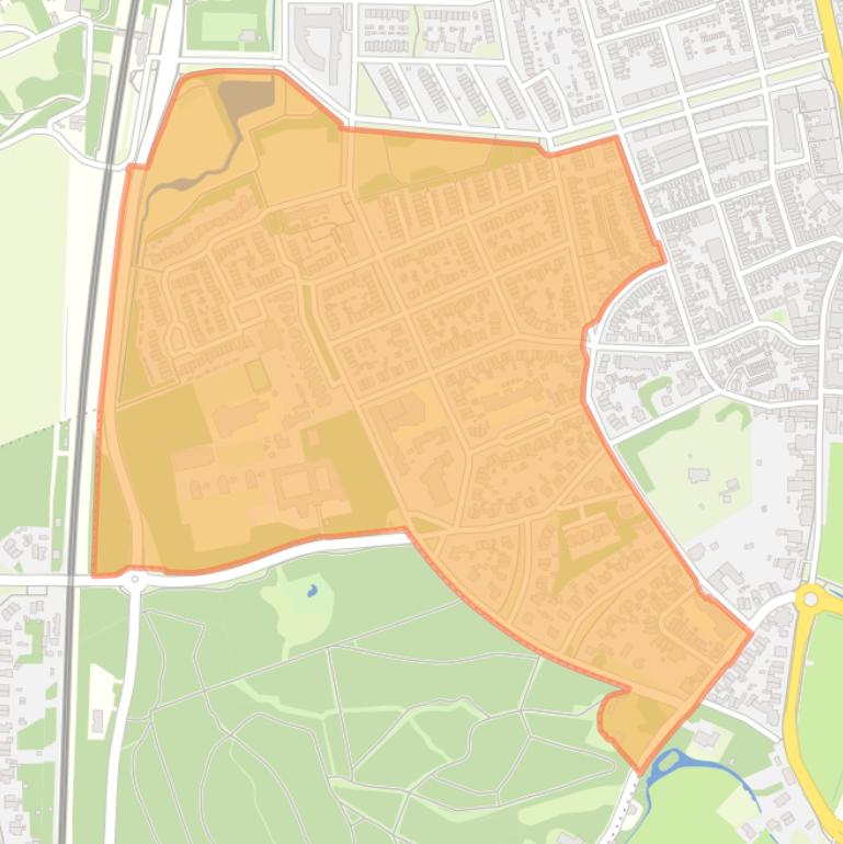 Kaart van de Santhaesbuurt.