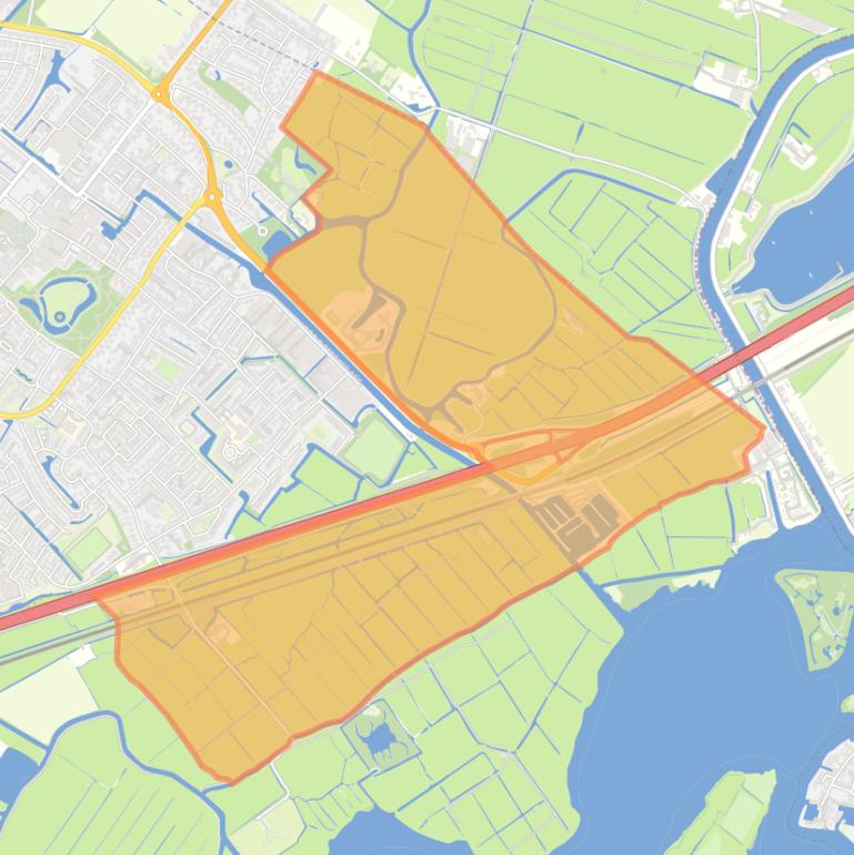 Kaart van de buurt Sassenheim buitengebied Oost.