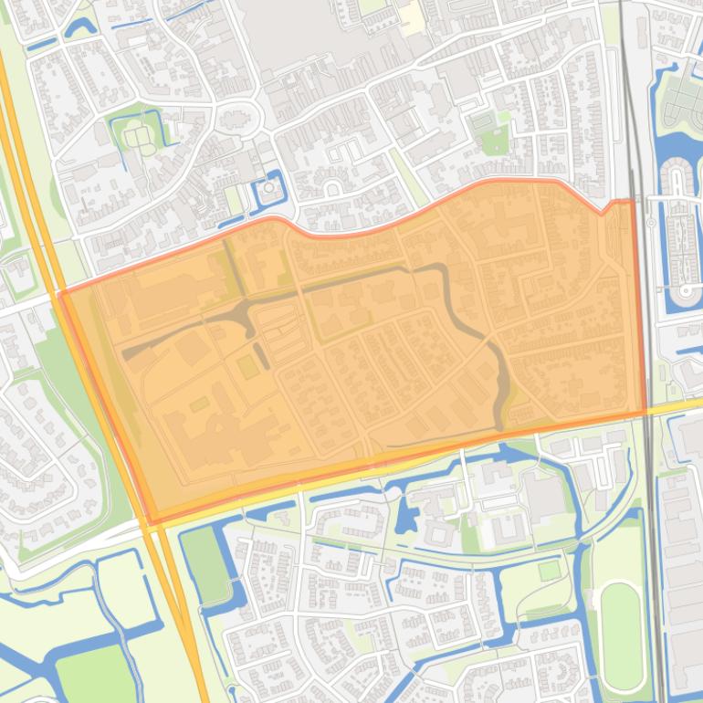 Kaart van de buurt Schagen-Centrum-Zuid.