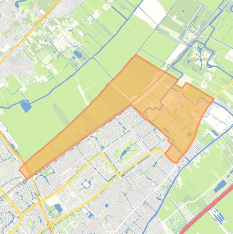 Kaart van de buurt Schakenbosch en het Buitengebied.