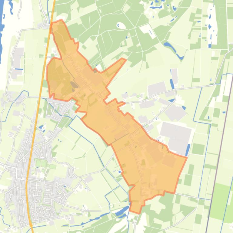 Kaart van de buurt Schandelo.