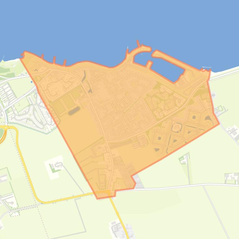 Kaart van de buurt Scharendijke.