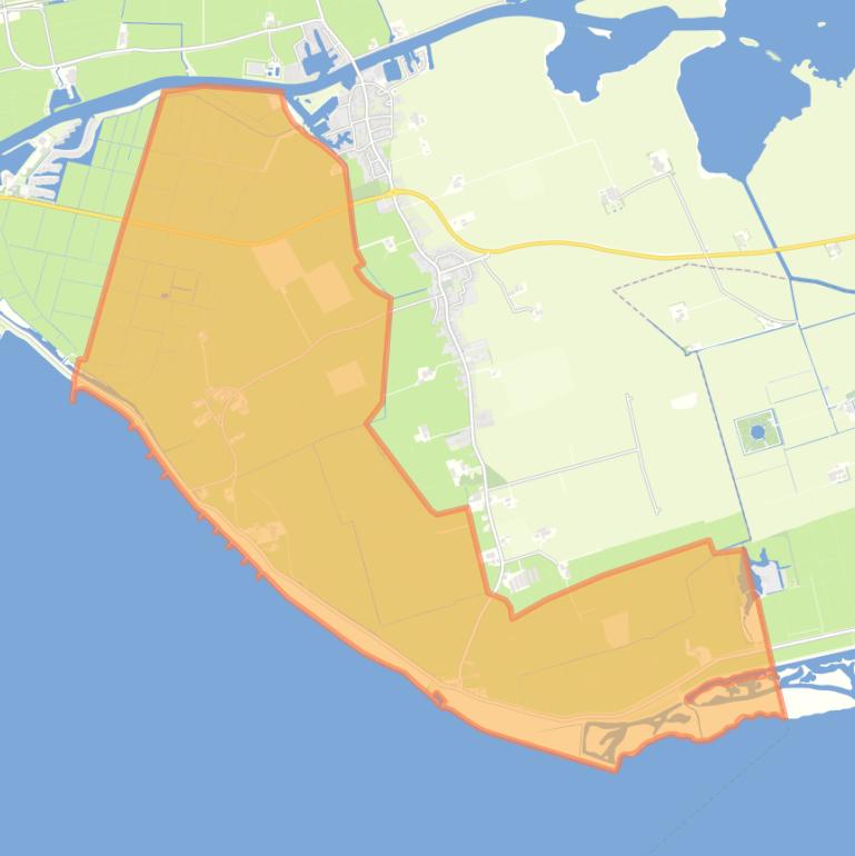 Kaart van de buurt Scharl.