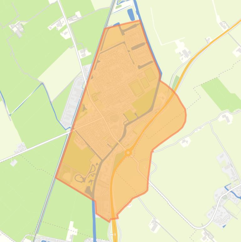 Kaart van de buurt Scharnegoutum.