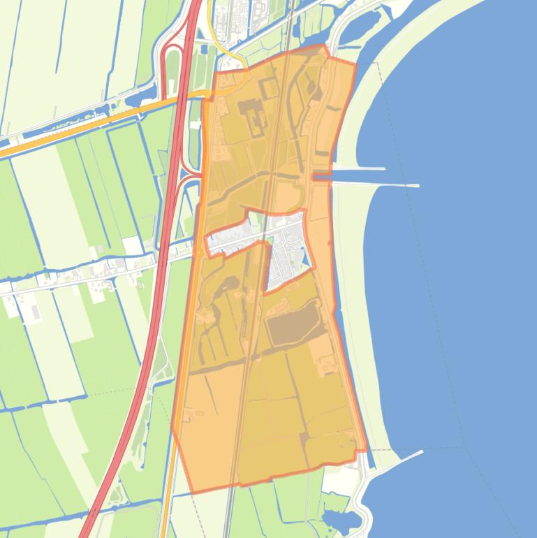 Kaart van de buurt Scharwoude Verspreide huizen.