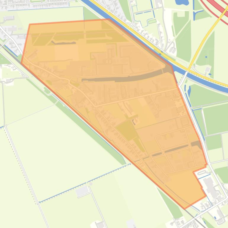 Kaart van de buurt Scheemda-Eextahaven.