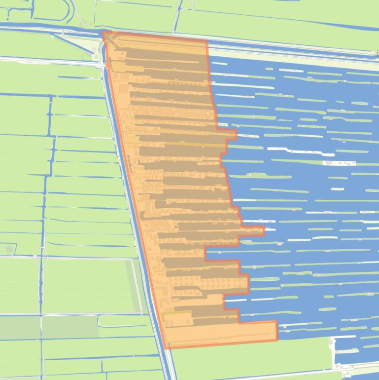 Kaart van de buurt Scheendijk.