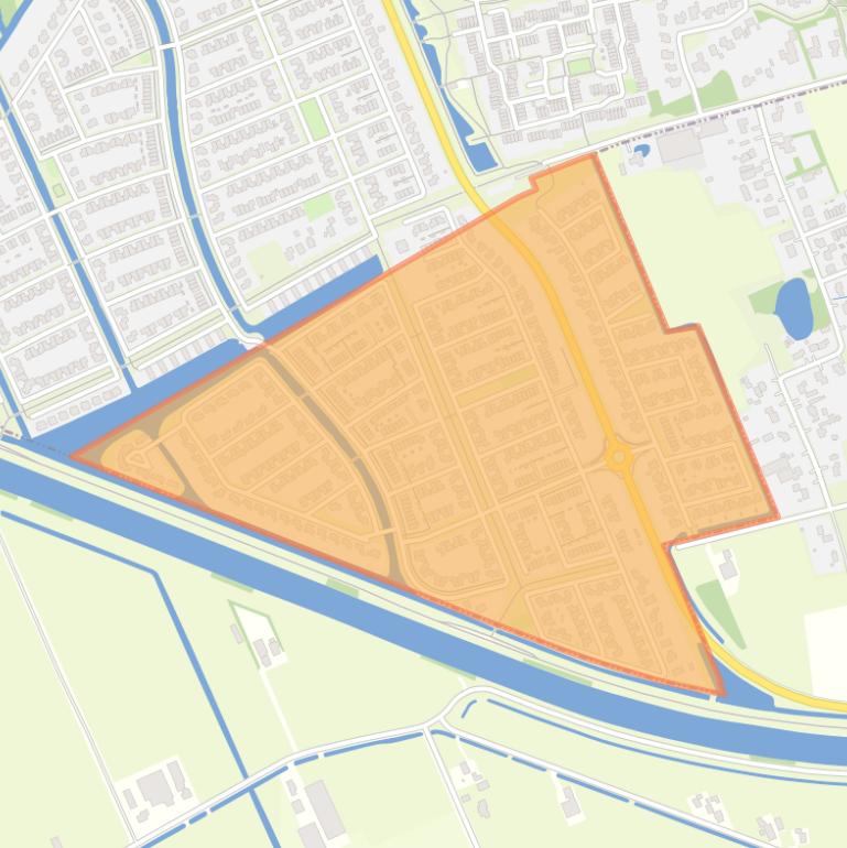 Kaart van de Scheepsbuurt.