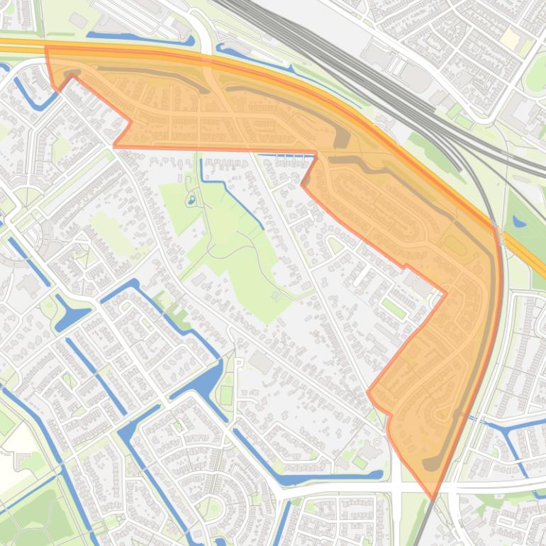 Kaart van de buurt Schellerhoek.