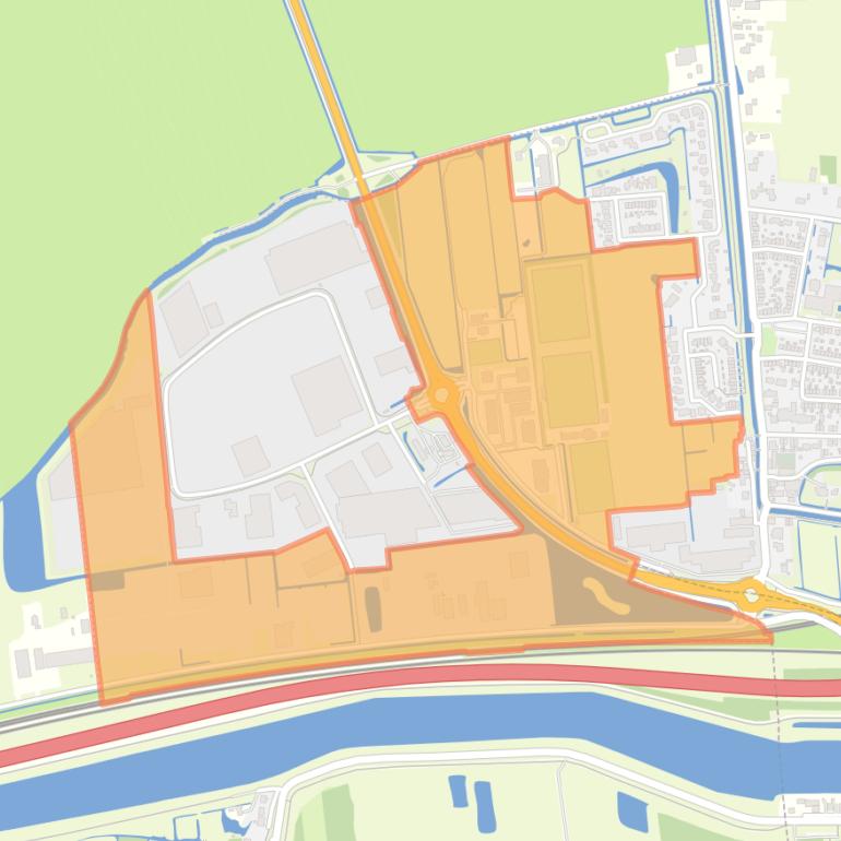 Kaart van de buurt Schelluinen-Buitengebied-West.