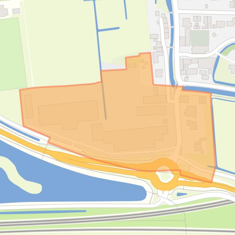 Kaart van de buurt Schelluinen-Zuid.