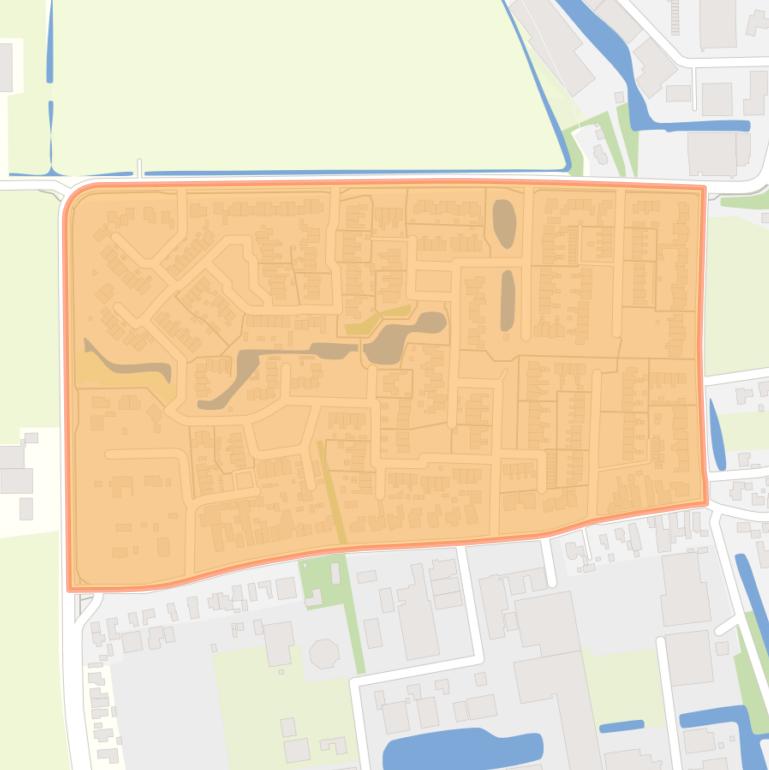 Kaart van de buurt Schelphoek.