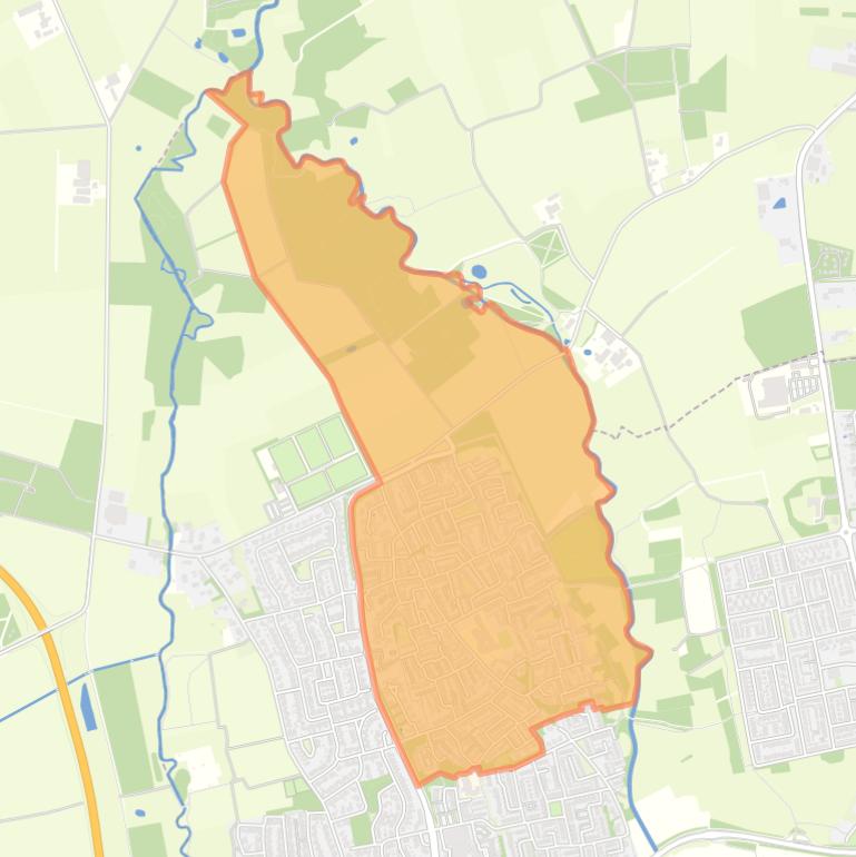 Kaart van de buurt Schepelweijen.