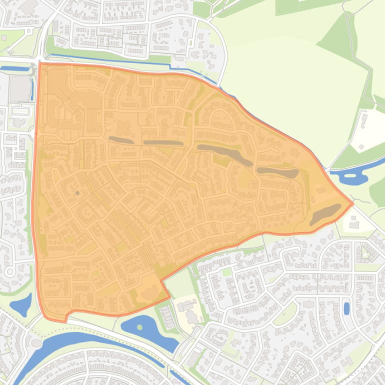 Kaart van de buurt Scheperkamp.