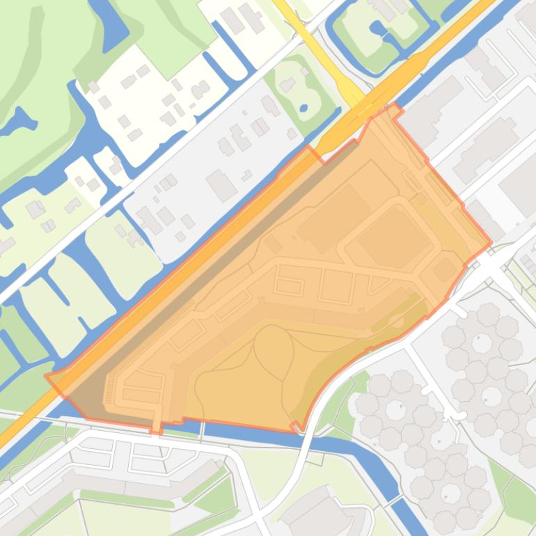 Kaart van de buurt Schermerhoek.