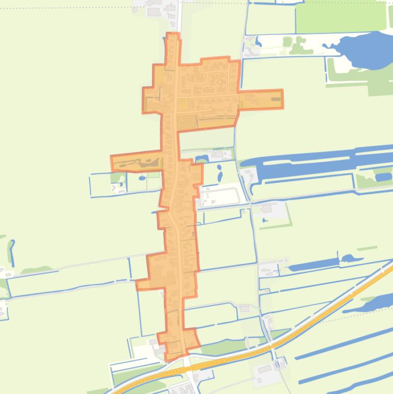 Kaart van de buurt Scherpenzeel.