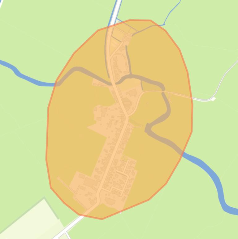 Kaart van de buurt Schettens.