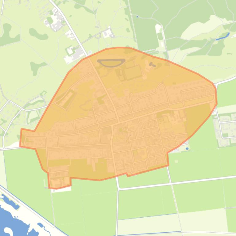 Kaart van de buurt Schiermonnikoog.