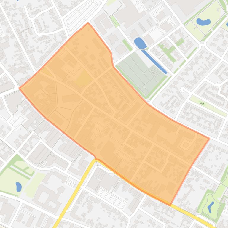 Kaart van de buurt Schijndel Centrum 1.