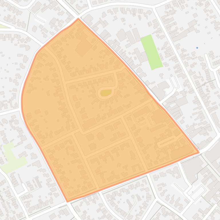 Kaart van de buurt Schijndel Centrum 4.