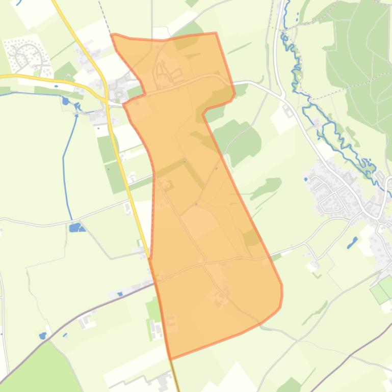 Kaart van de buurt Schilberg-Hoogcruts.