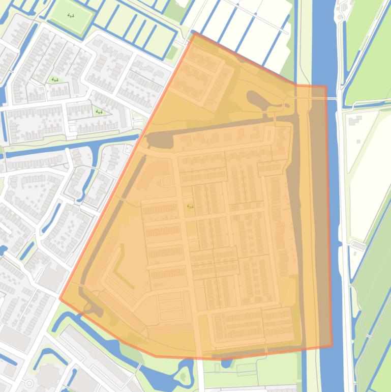 Kaart van de Schildersbuurt.