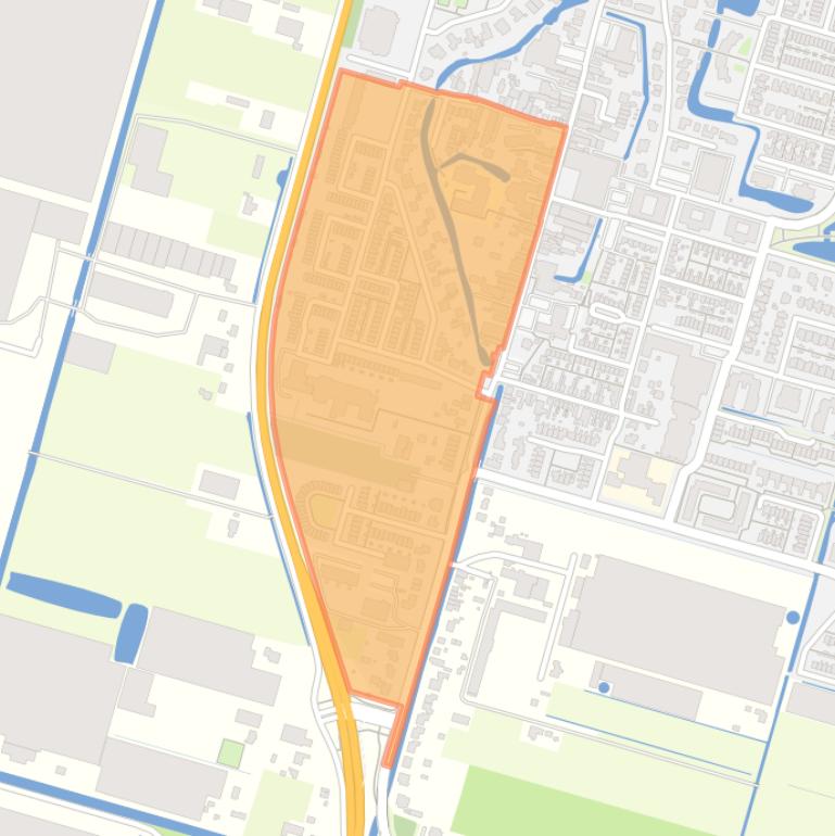 Kaart van de Schildersbuurt.