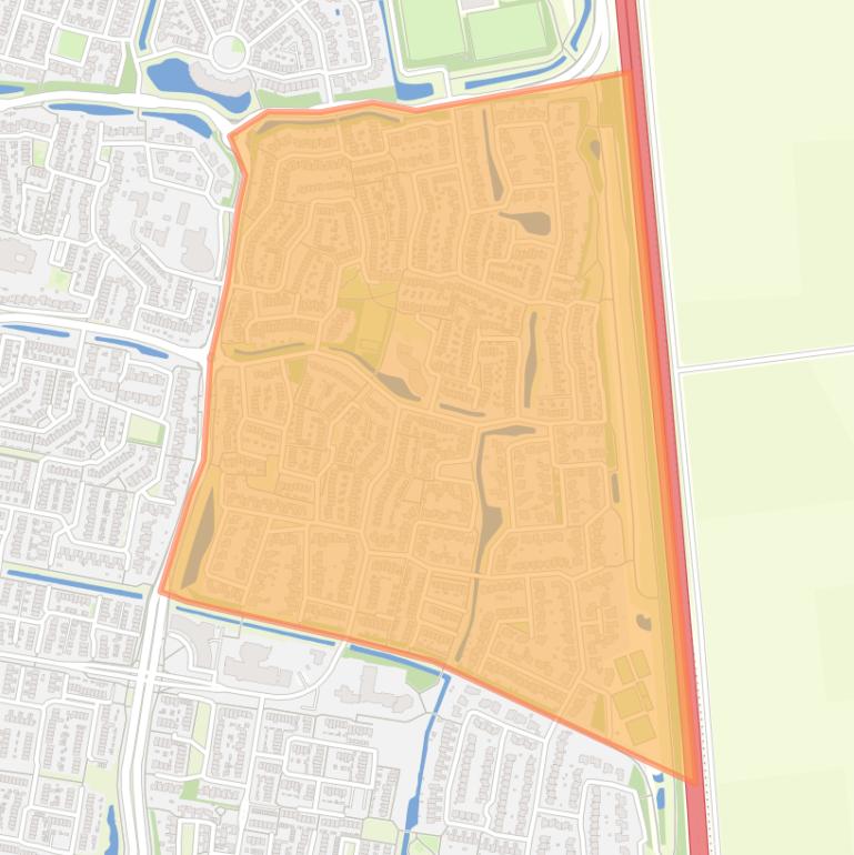 Kaart van de Schildersbuurt.