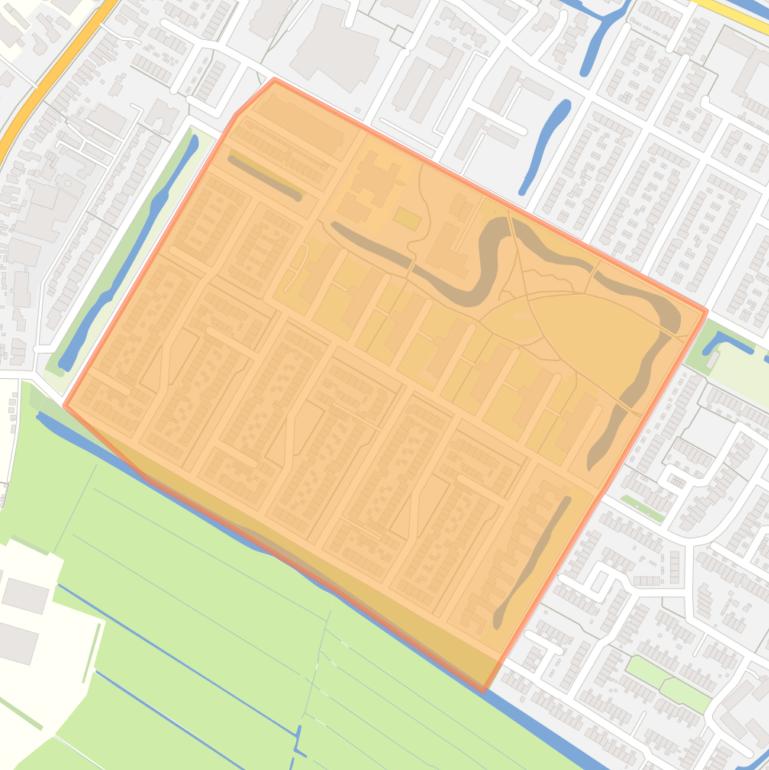 Kaart van de buurt Schilderskwartier.