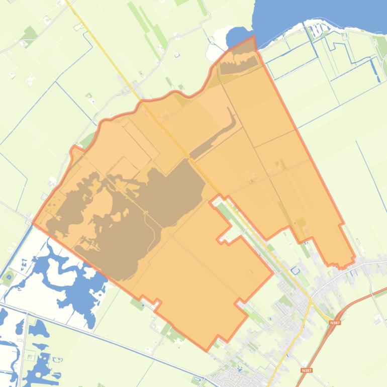 Kaart van de buurt Schildwolde Natuurgebied.