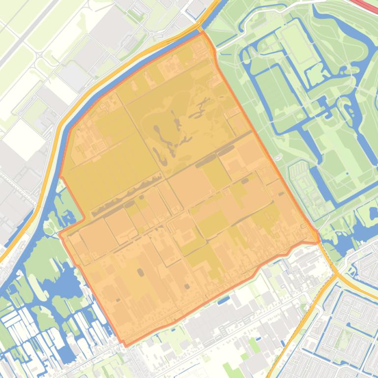 Kaart van de buurt Schinkelpolder.