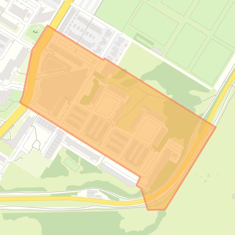 Kaart van de Schiplaanbuurt.