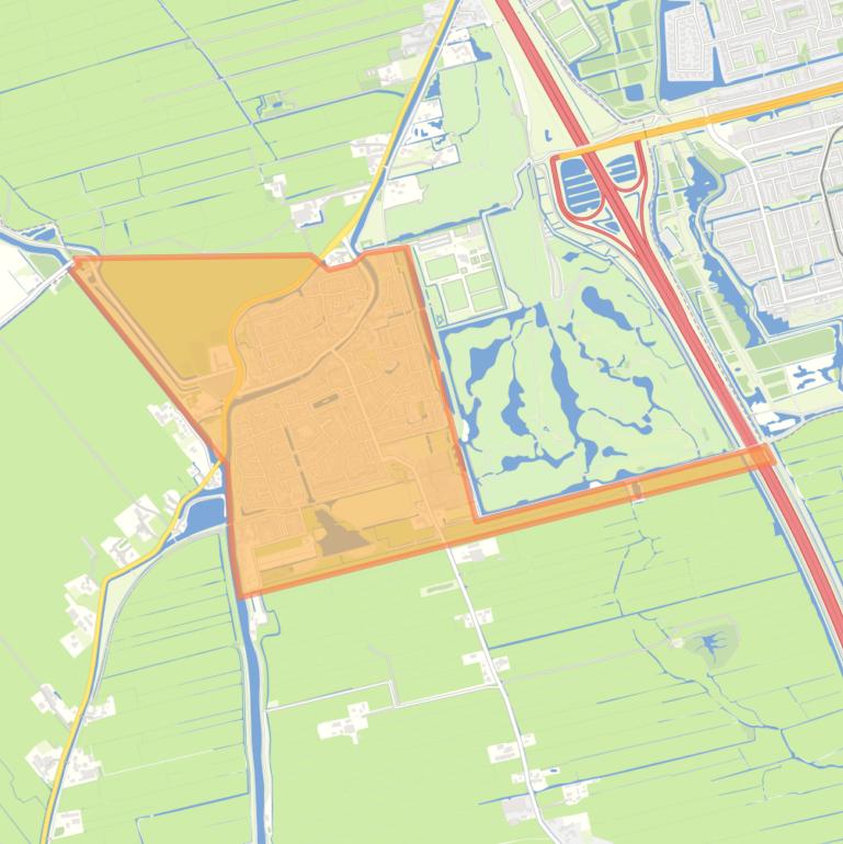 Kaart van de buurt Schipluiden.
