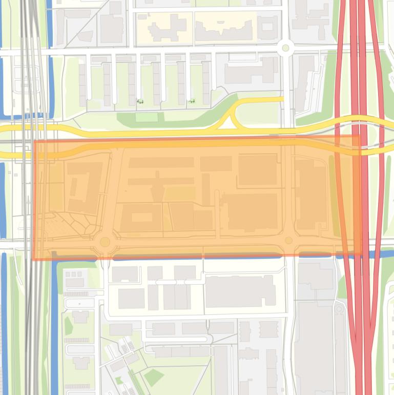 Kaart van de Schipluidenbuurt.