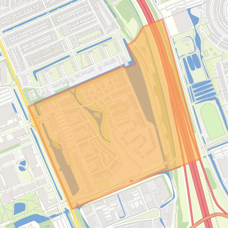 Kaart van de buurt Schoemakerplantage.