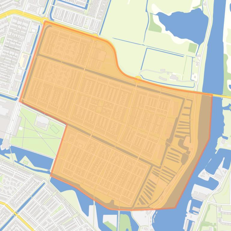 Kaart van de buurt Schoonhorst.