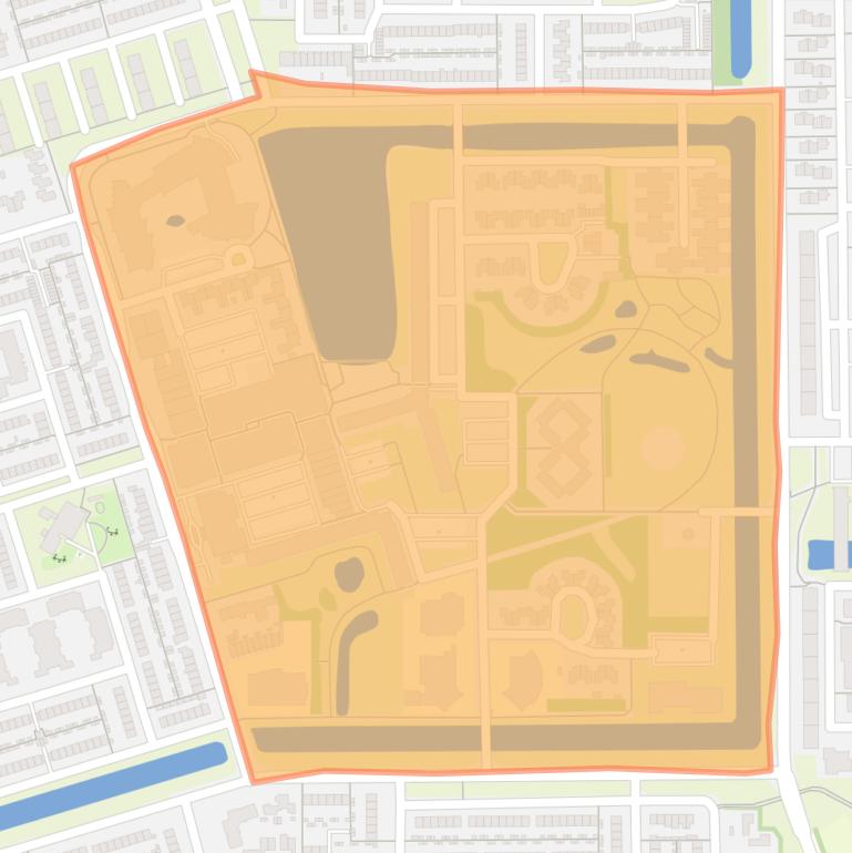 Kaart van de buurt Schooten-Centrum.