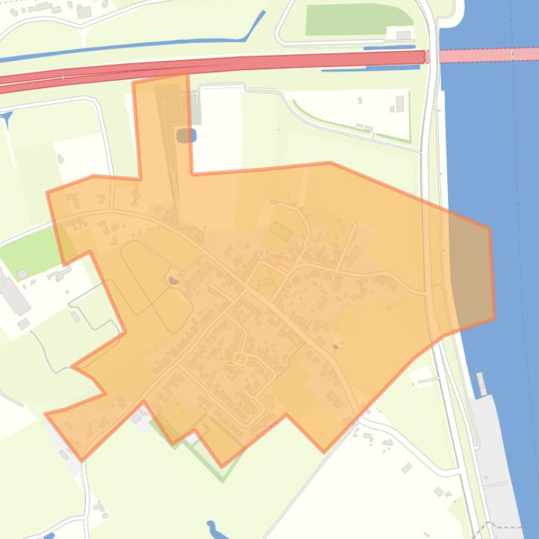 Kaart van de buurt Schore.