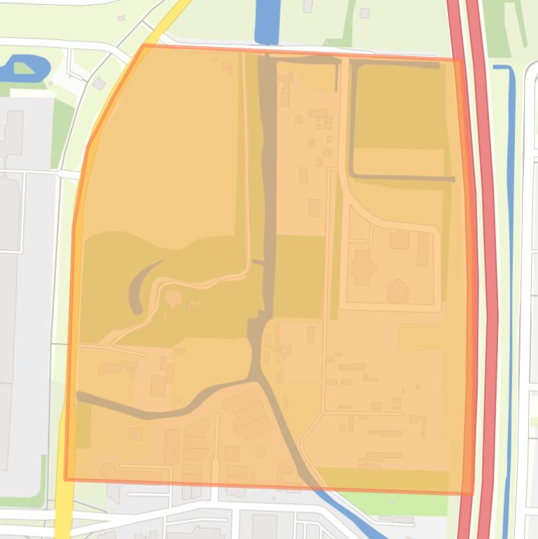Kaart van de buurt Schotman terrein.