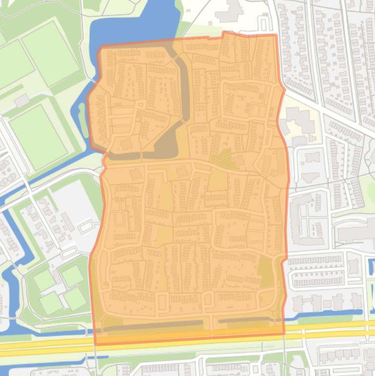 Kaart van de buurt Schouw.