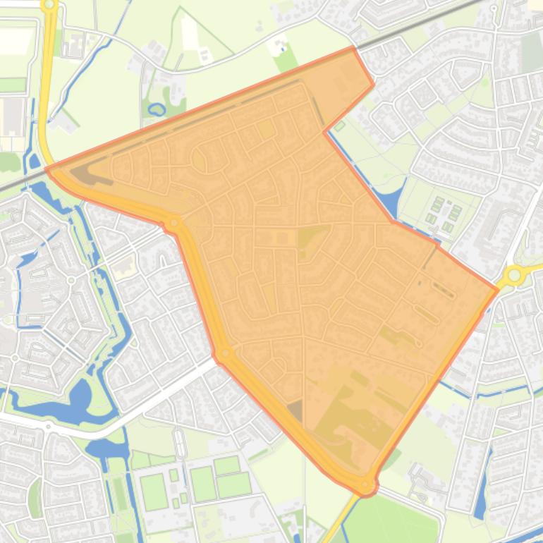 Kaart van de buurt Schutsboom.