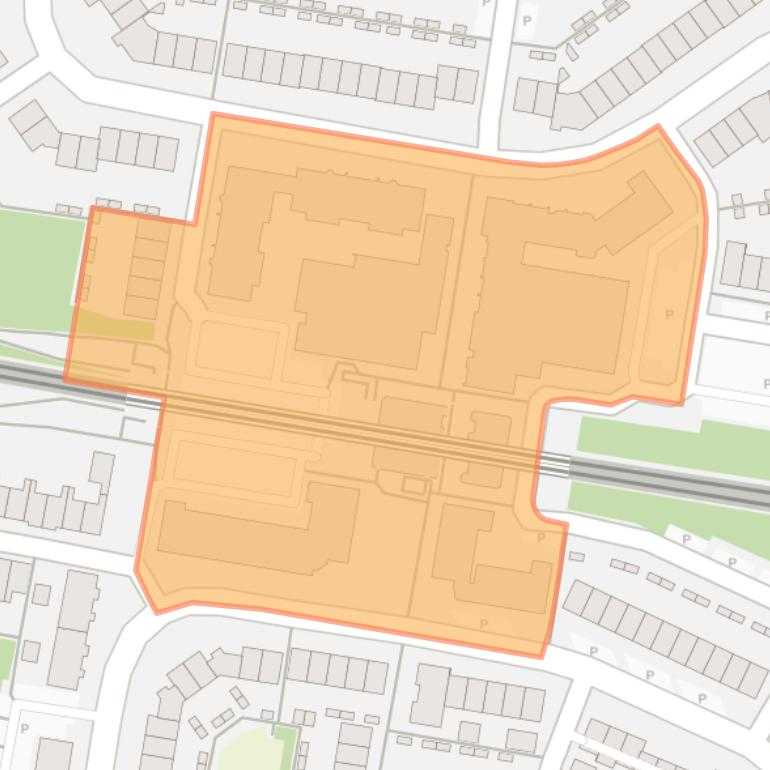 Kaart van de buurt Seghwaert-Centrum-Noord.