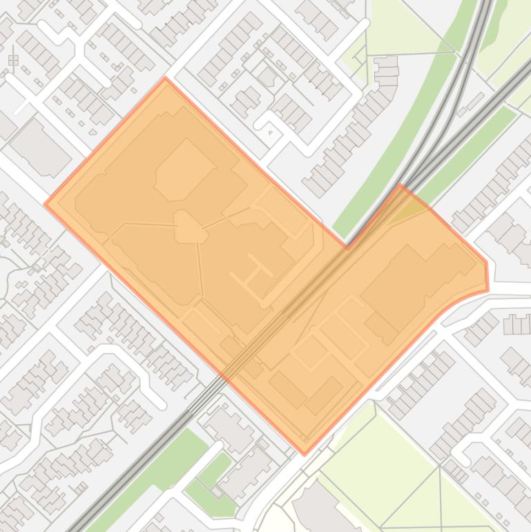 Kaart van de buurt Seghwaert-Centrum-Zuid.