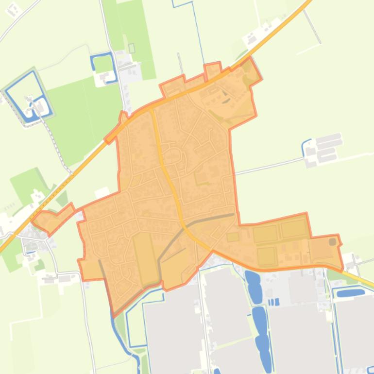 Kaart van de buurt Sexbierum.