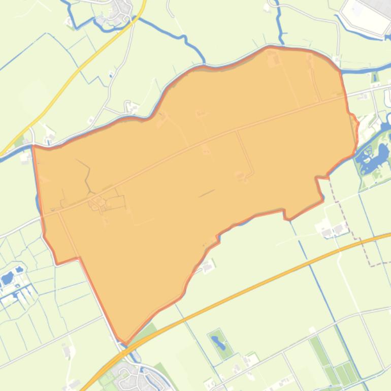 Kaart van de buurt Sibrandahûs.