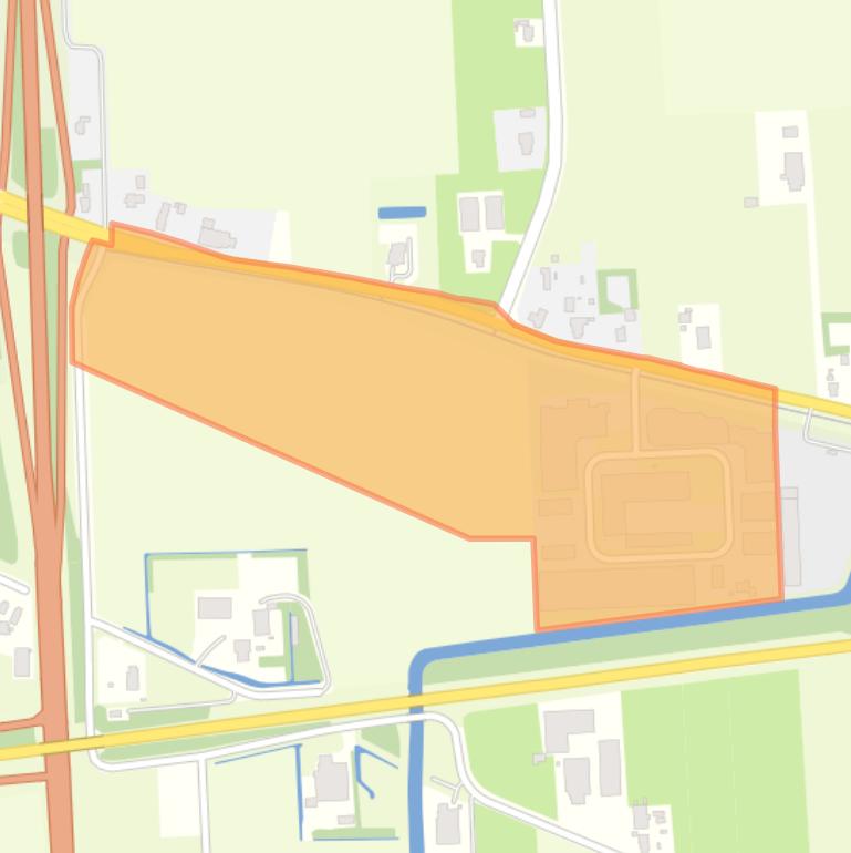 Kaart van de buurt Siddeburen Bedrijventerrein.