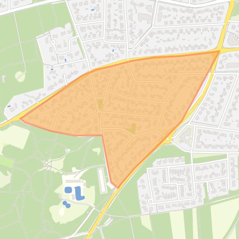 Kaart van de buurt Sijsjesberg.