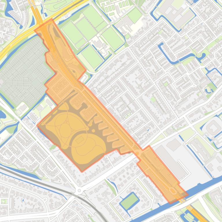 Kaart van de buurt Sijtwende.