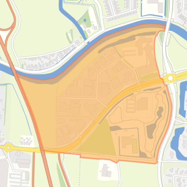 Kaart van de buurt Sikkel.